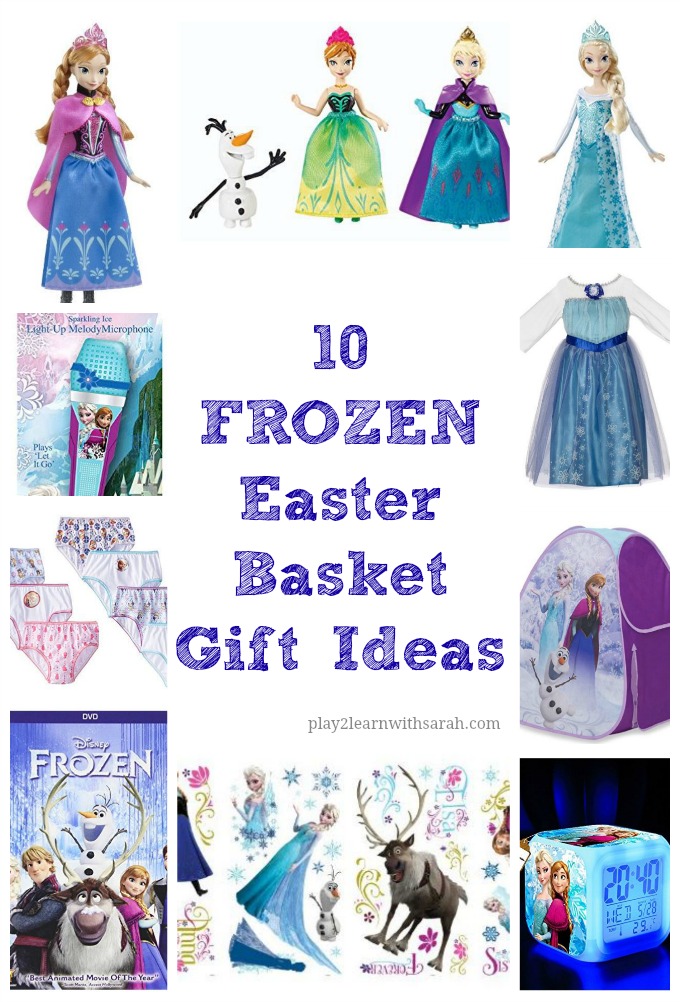 10 FROZEN Easter Basket Gift Ideas - I like to add fun gifts to my kids' Easter baskets to keep the sugar high at a minimum. These Frozen gifts ideas are perfect for any little girl.