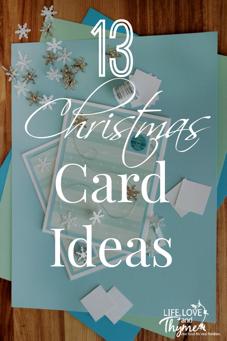 13 Handmade Christmas Cards - The Christmas card ideas will help add a little love to all your holiday cards.