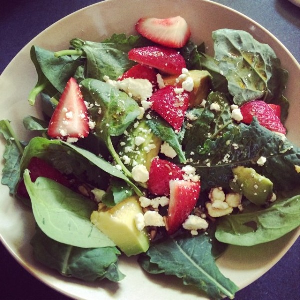 Strawberry Kale Salad | Play 2 Learn with Sarah