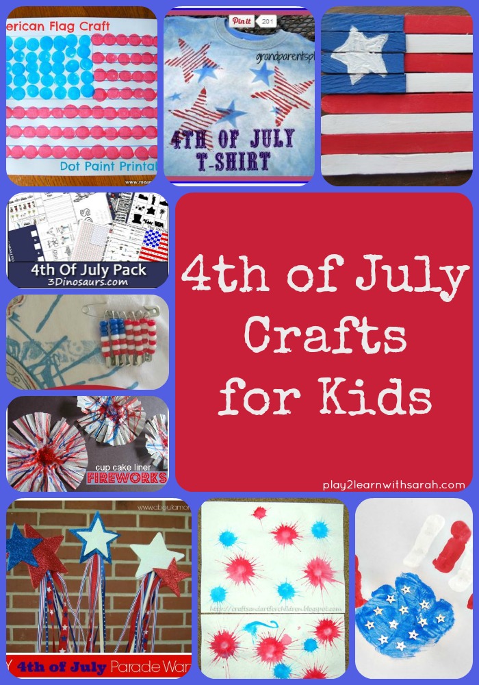 4th of July Crafts for Kids Round Up | Play 2 Learn with Sarah