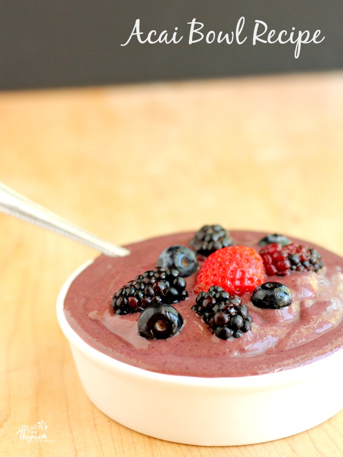 Acai Bowl Recipe - I know it's purple, but it's sooo good! You must try it!