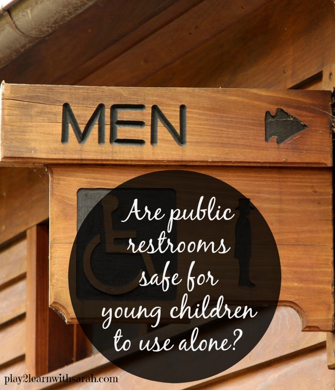 Are Public Restrooms Safe for Young Children to Use Alone? There's a lot of talk about this on social media these days, but is it right? Or are we just being overprotective?