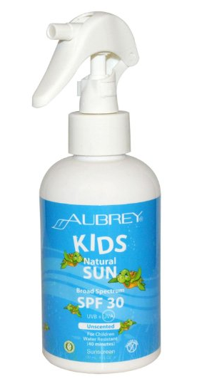 Aubrey Kids Sunscreen - Our choice for a healthier sunscreen for the summer 