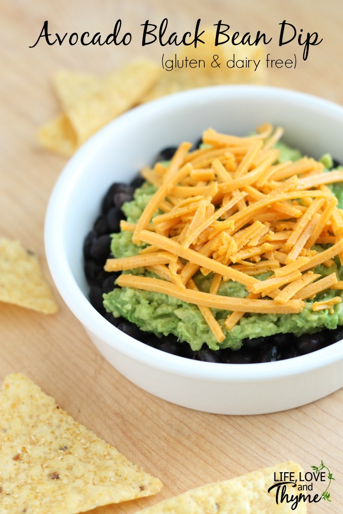 Avocado Black Bean Dip - This fast and delicious dip is gluten and dairy free too!