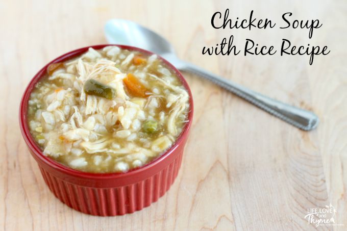 Chicken Soup with Rice Recipe 