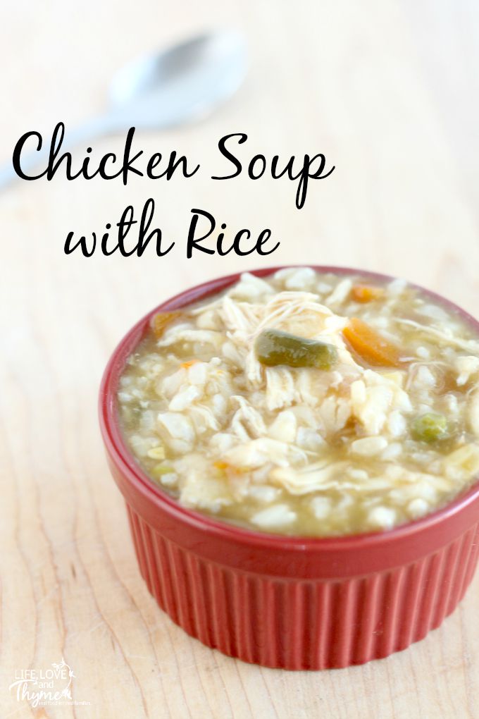 Chicken Soup with Rice Recipe - This quick and easy dinner recipe is the perfect pressure cooker meal.