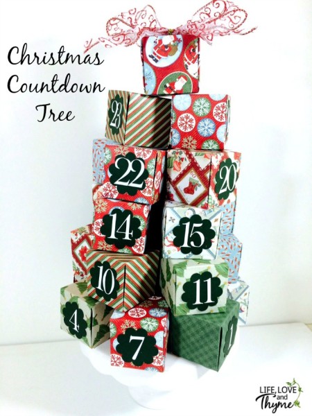 Christmas Countdown Tree - Life, Love and Thyme