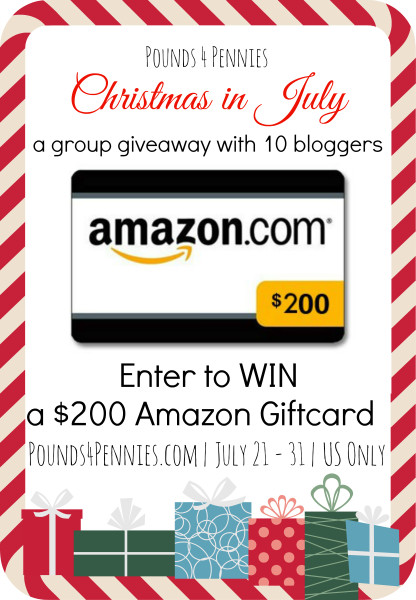 $200 Amazon GC - Christmas in July Giveaway