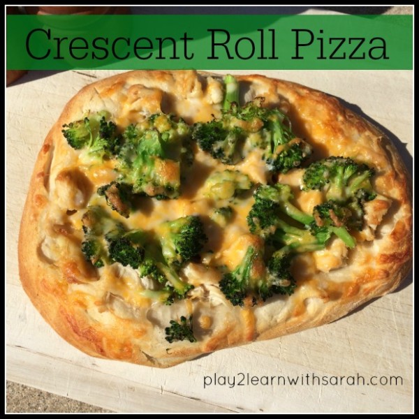 Crescent Roll Pizza | Play 2 Learn with Sarah