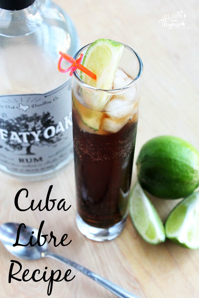 Cuba Libre Recipe - This easy twist on a basic rum and coke will quickly become your favorite go-to cocktail recipe. 