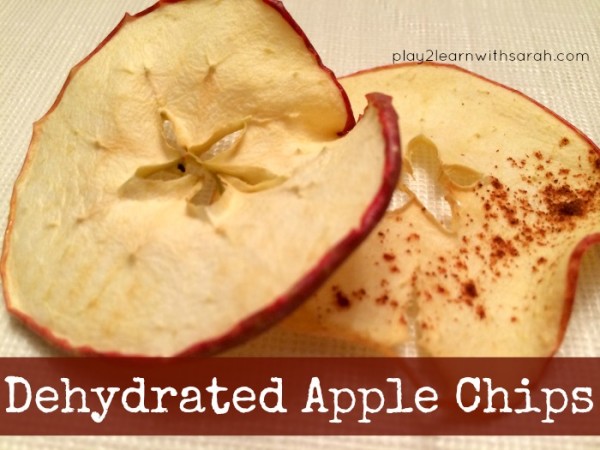 Dehydrated Apple Chips | Play 2 Learn with Sarah