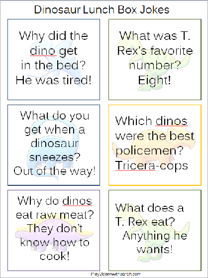 Dinosaur Lunch Notes