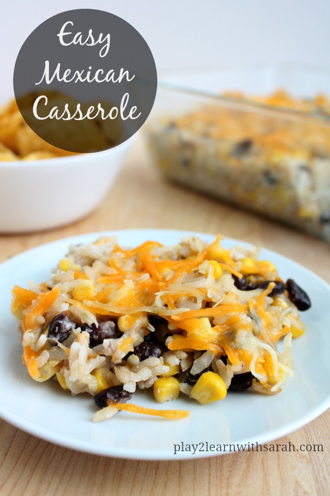 Easy Mexican Casserole - The perfect kid friendly meal for Taco Tuesday.