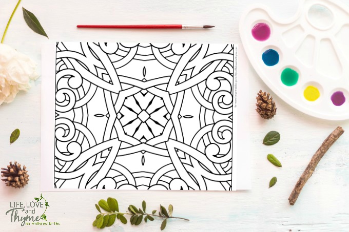 Friday Freebie Coloring Page - This fun free printable is sure to keep you busy activating your creative side and disengaging from technology!