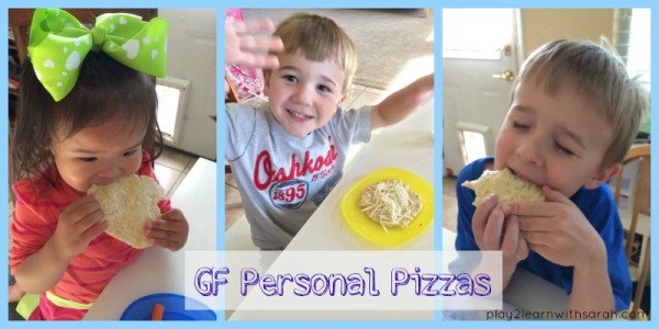 GF Personal Pizzas | Play 2 learn with Sarah