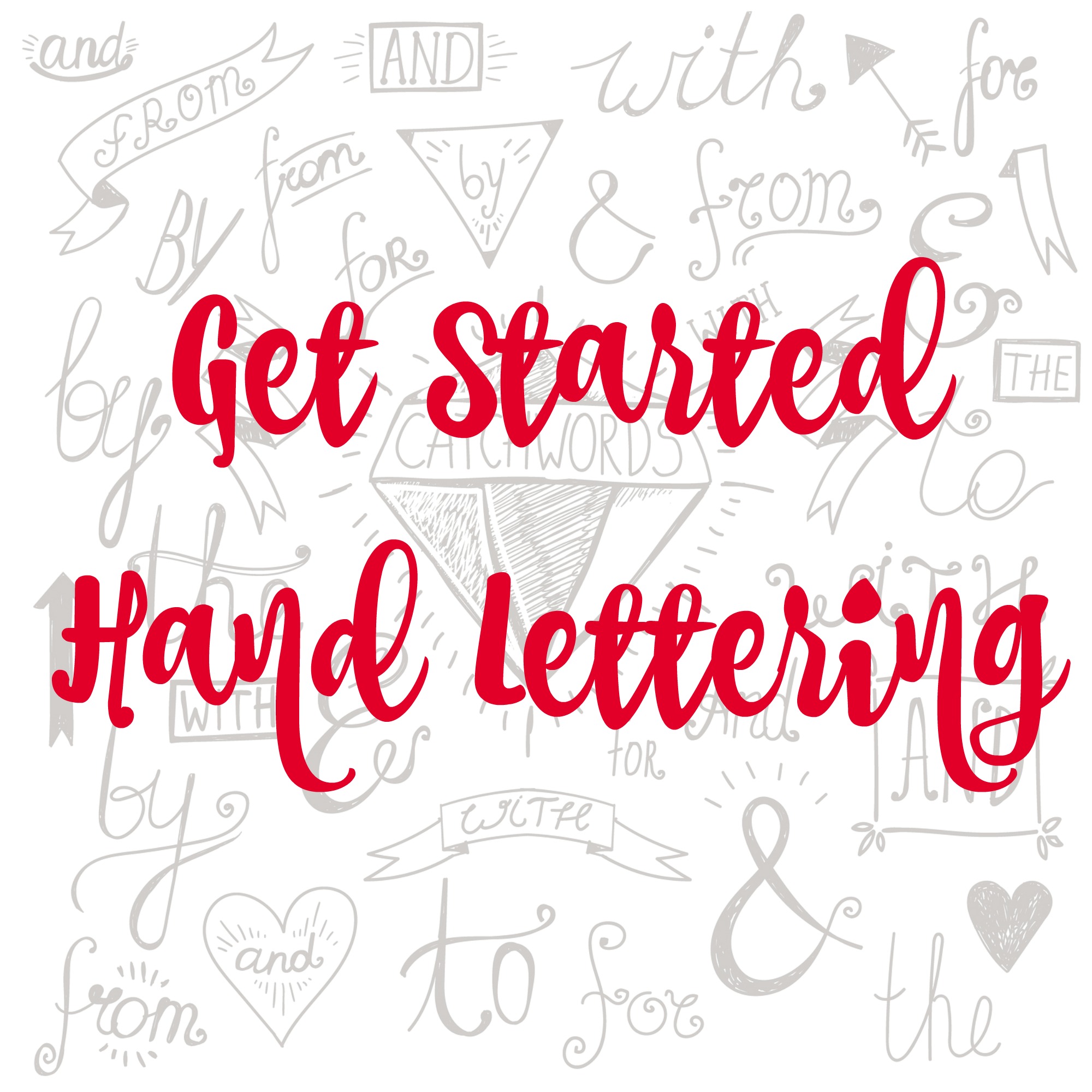 Get Started Hand Lettering - Hand lettering is a fun, creative and surprisingly relaxing new hobby I've picked up recently. Here's how I've gone about learning all about it!