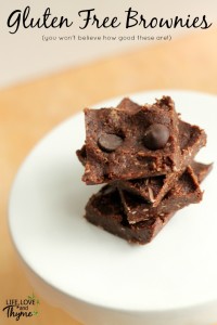 Gluten Free Brownies - You will NOT believe how good these are or that they are raw vegan too!