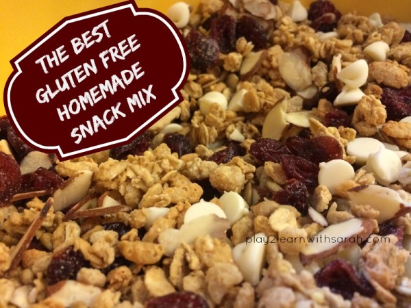 Gluten Free Homemade Snack Mix | Play 2 Learn with Sarah