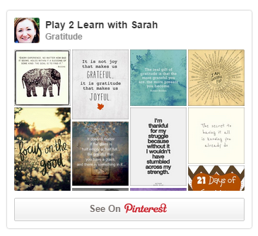 Gratitude Pinterest Board