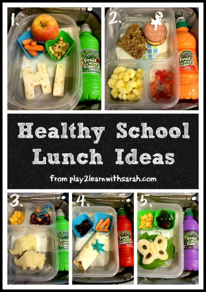 Healthy School Lunch Ideas | Play 2 Learn with Sarah