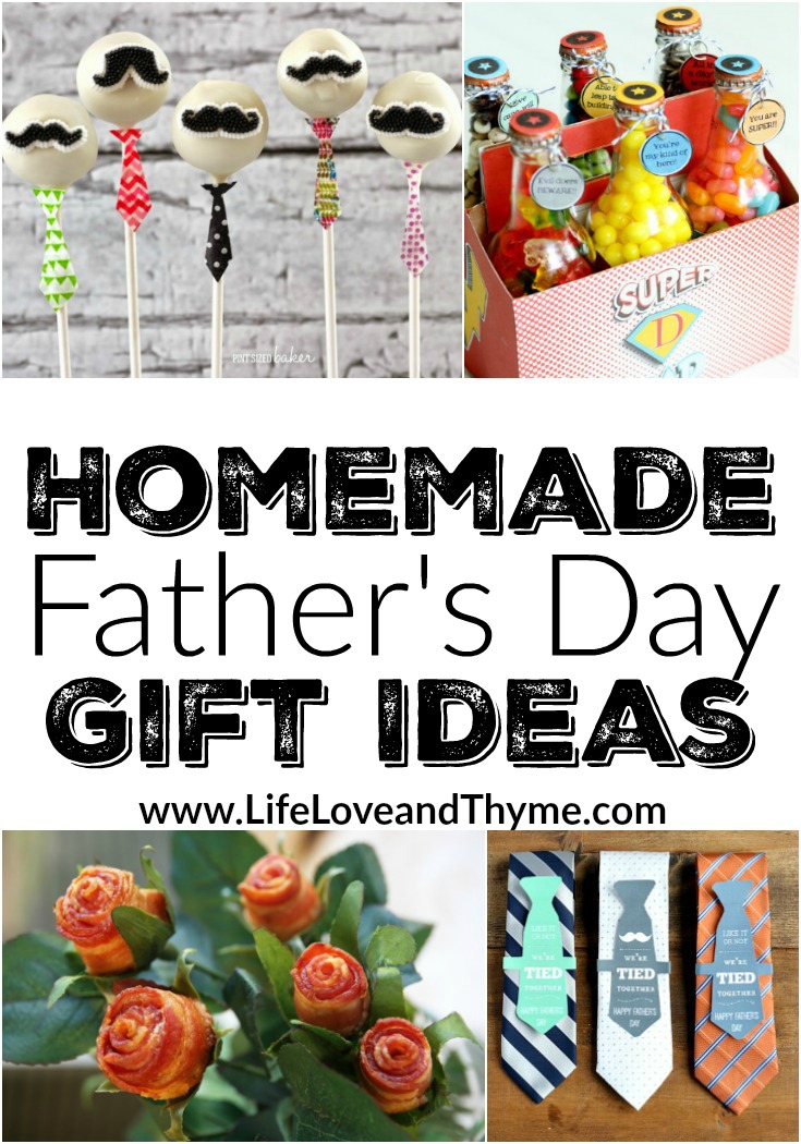 Homemade Fathers Day Gift Ideas - There's nothing dad (or grandpa) wants more than a homemade gift made by their special someone! These ideas are sure to make you the favorite!