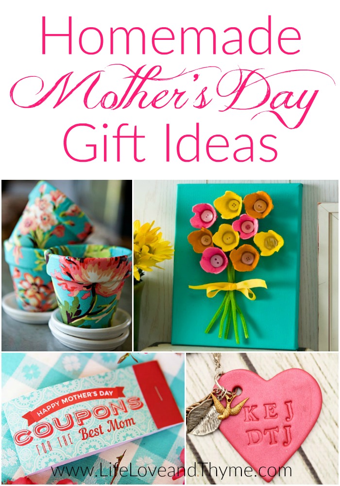 Homemade Mothers Day Gift Ideas - Easily create the perfect Mother's Day gift yourself at home!