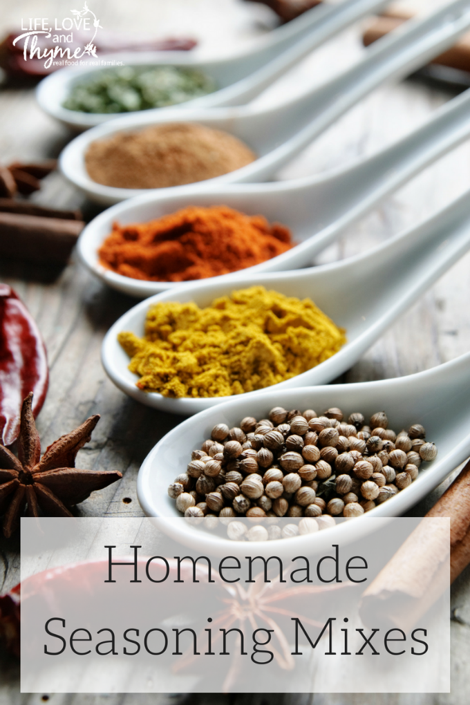 Homemade Seasoning Mixes