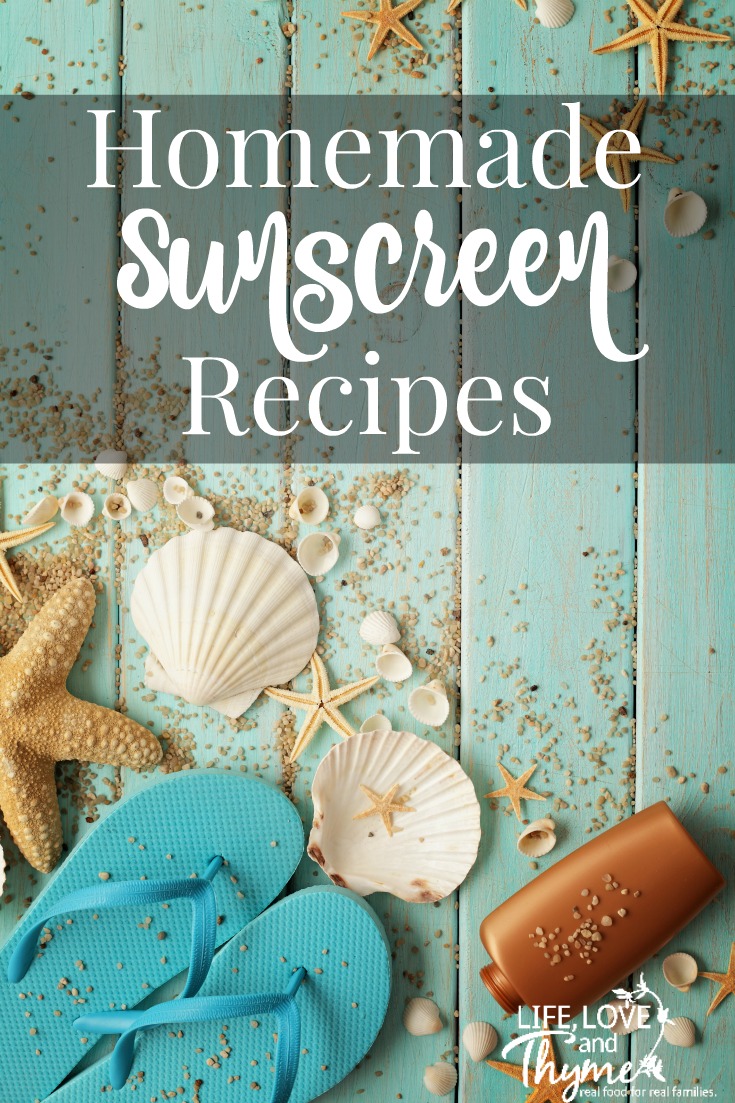 Homemade Sunscreen Recipes