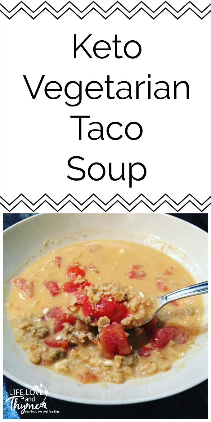 Keto Vegetarian Taco Soup