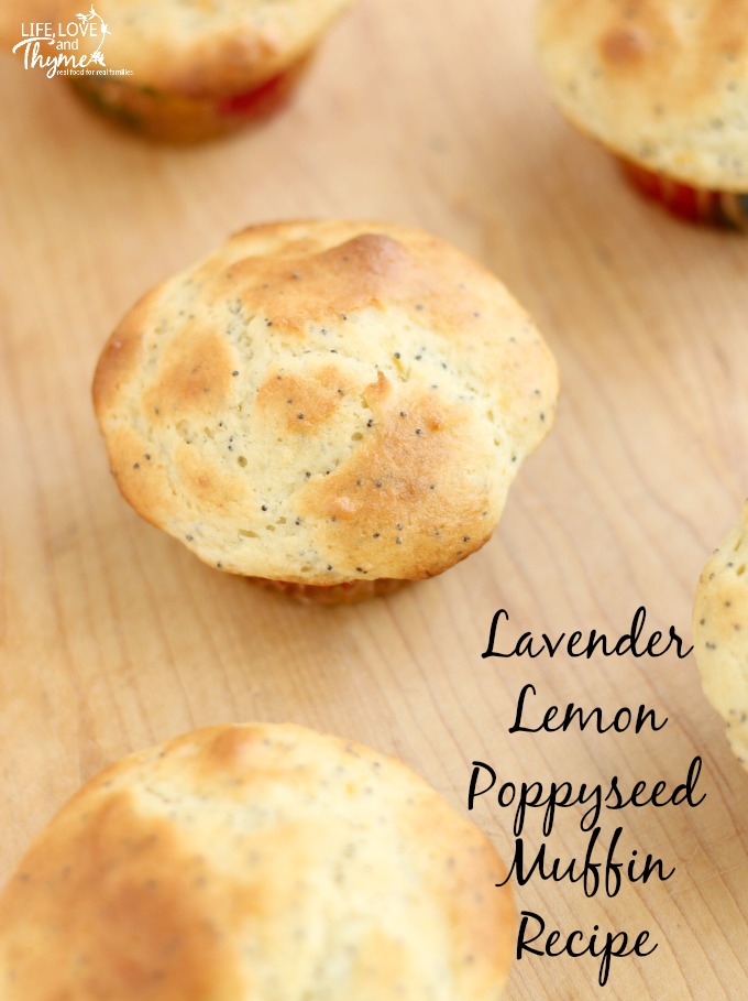 Lavender Lemon Poppyseed Muffin Recipe