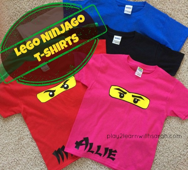 Lego Ninjago T-Shirts | Play 2 Learn with Sarah