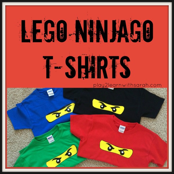 Lego Ninjago T-Shirts | Play 2 Learn with Sarah