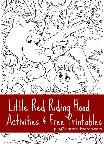 Little Red Riding Hood Activities & Free Printables | Play 2 Learn with Sarah