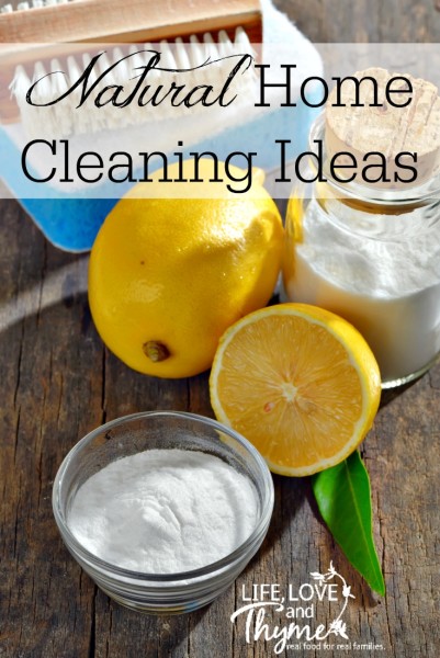 Natural Home Cleaning Ideas - Many products you already own in your house will do just as a good of a job of cleaning your home as store bought cleaners.