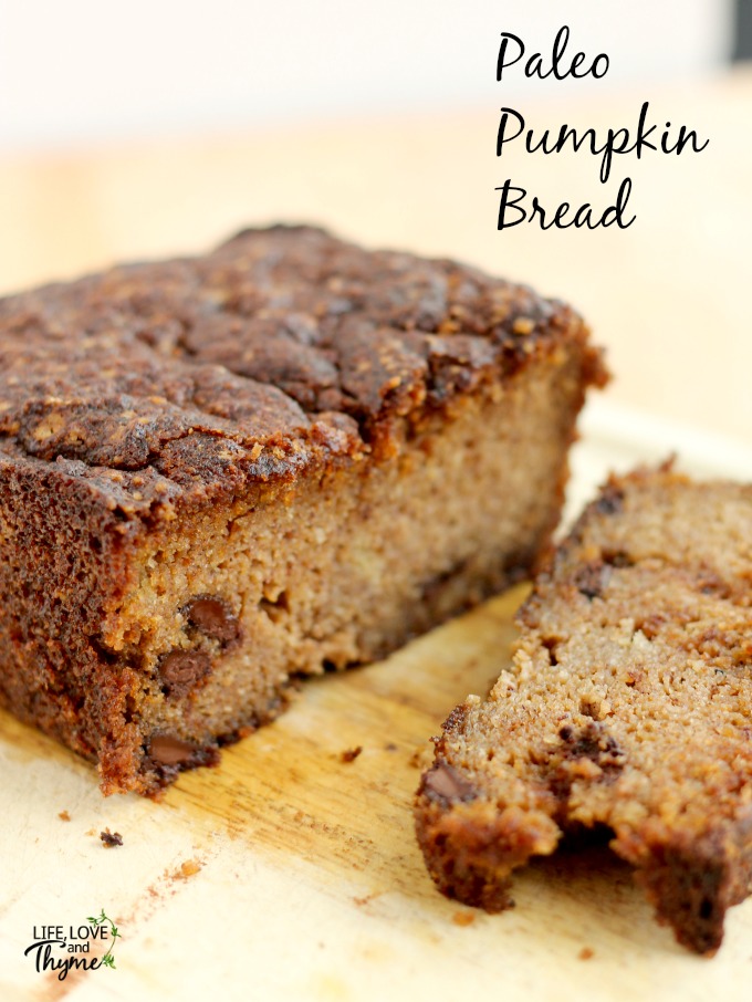 Paleo Pumpkin Bread - a great gluten free breakfast recipe that your kids will gobble up.