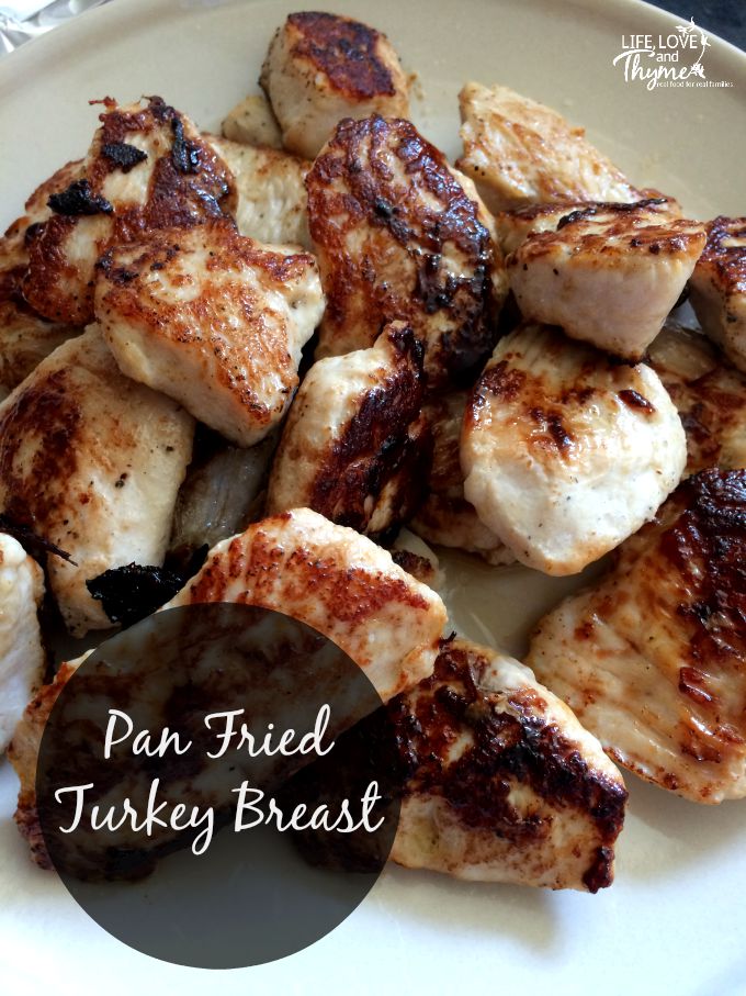 Pan Fried Turkey Breast - Pan frying is a super fast and easy way to prepare chicken or turkey. It's really juicy and a kid friendly meal.