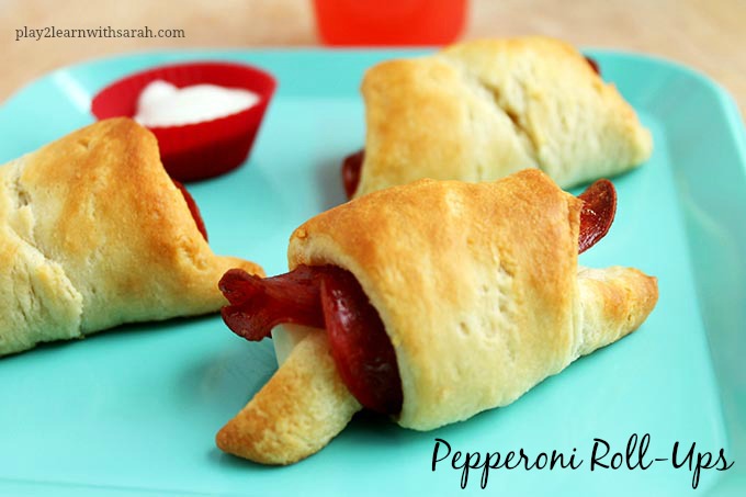 Pepperoni Roll-Ups - Just one of the fun kid friendly recipes in the Taste of Home Kid Approved Cookbook. 