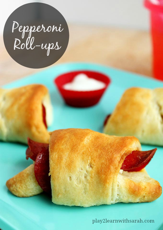 Pepperoni Roll-Ups - Just one of the fun kid friendly recipes in the Taste of Home Kid Approved Cookbook. 