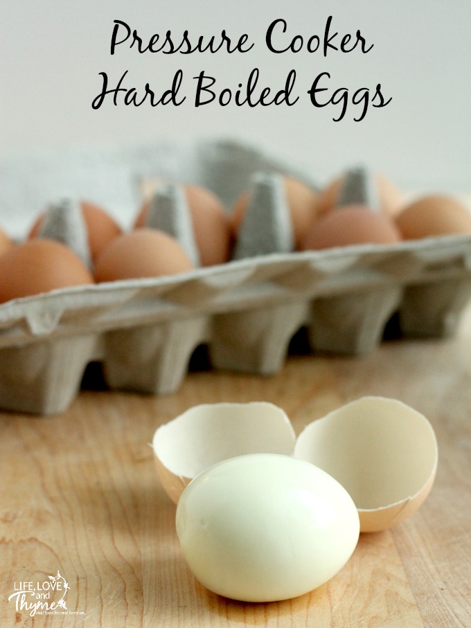 Pressure Cooker Hard Boiled Eggs - The best thing about an elecrtic pressure cooker is that it can hard boil eggs that are SUPER easy to peel.