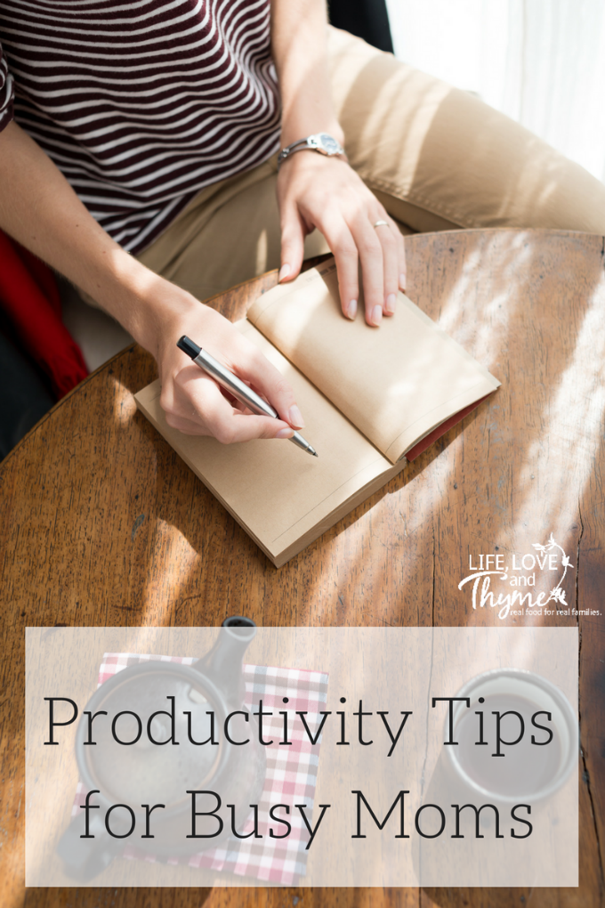 Productivity Tips for Busy Moms 