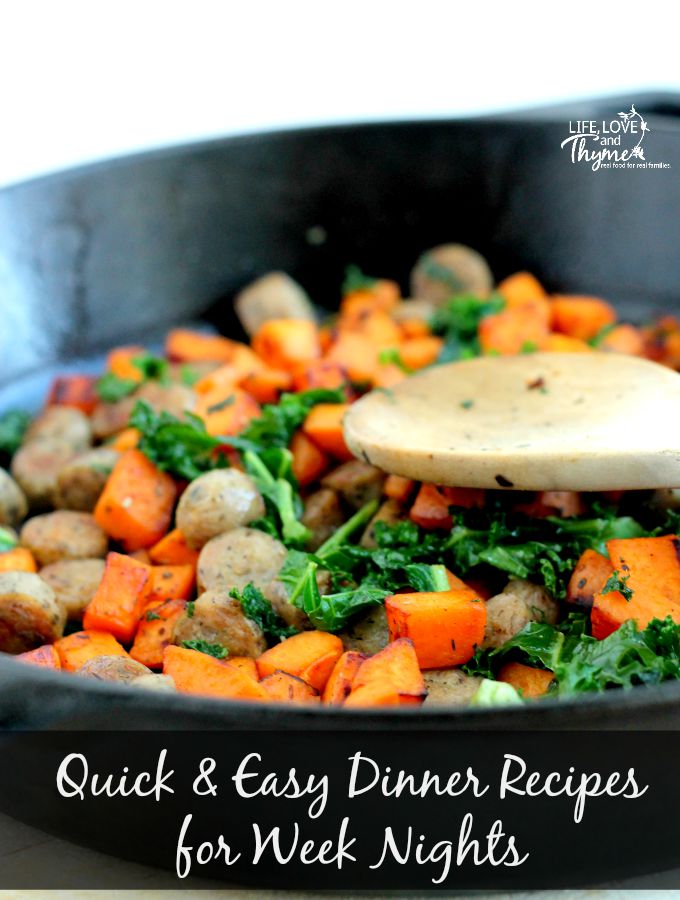 Quick and Easy Dinner Recipes for Week Nights