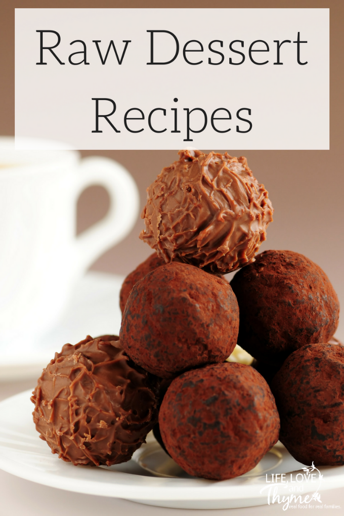 Raw Dessert Recipes