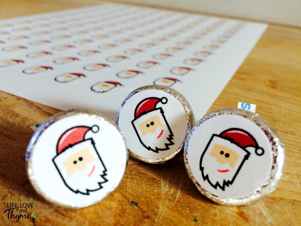 Santa Stickers 