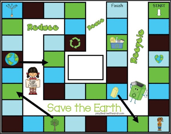 Free Earth Day Printable game | Play 2 Learn with Sarah