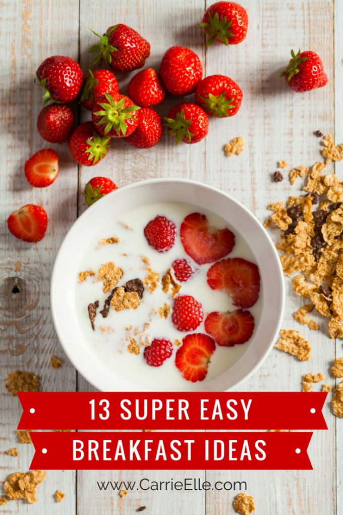 Simple Healthy Breakfast Recipes - Give your kids the healthy breakfast they need to have a successful school day.