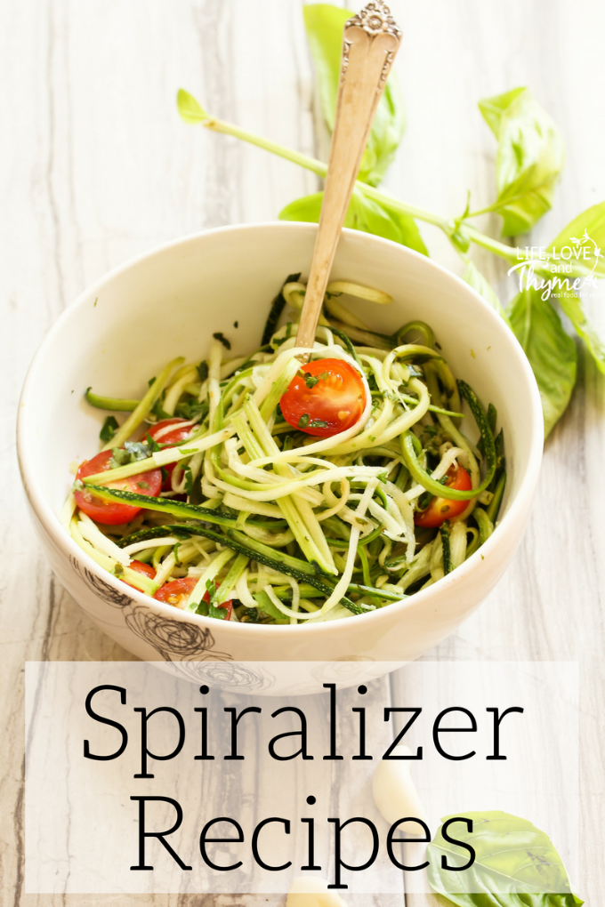 Spiralizer Recipes - Veggie Noodle Goodness