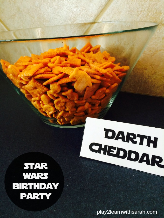 Star Wars Birthday Party - Darth Cheddars