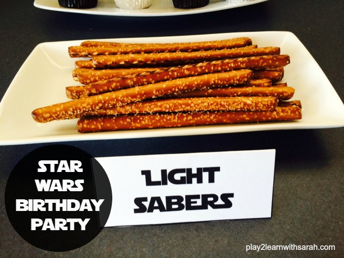 Star Wars Birthday Party - Light Sabers