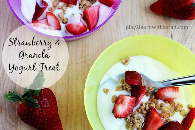 Strawberry Granola Yogurt - A sweet treat that's perfect for any meal (and your kids will love it).