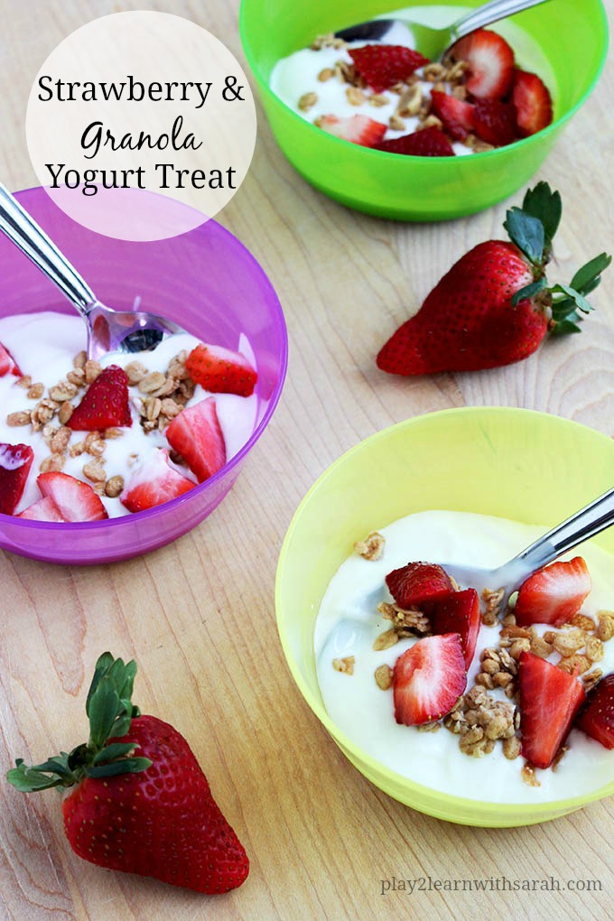 Strawberry Granola Yogurt - A treat so good your kids won't know it's good for them.